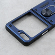 Husă blindată pentru Samsung Galaxy Z Flip5 5G, Nox Case Ring, albastru