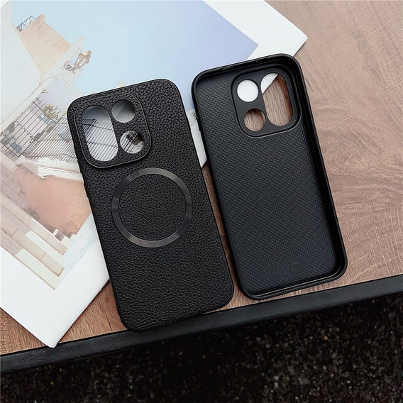 Husă hibridă din piele MagSafe pentru OnePlus 15