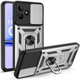 Husă blindată pentru Realme C53 4G, CamShield Slide, de argint
