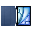 Husă pentru iPad Air 13" 2025/2024 (7/6 gen.), Smartcase cu spațiu pentru stylus, albastru închis