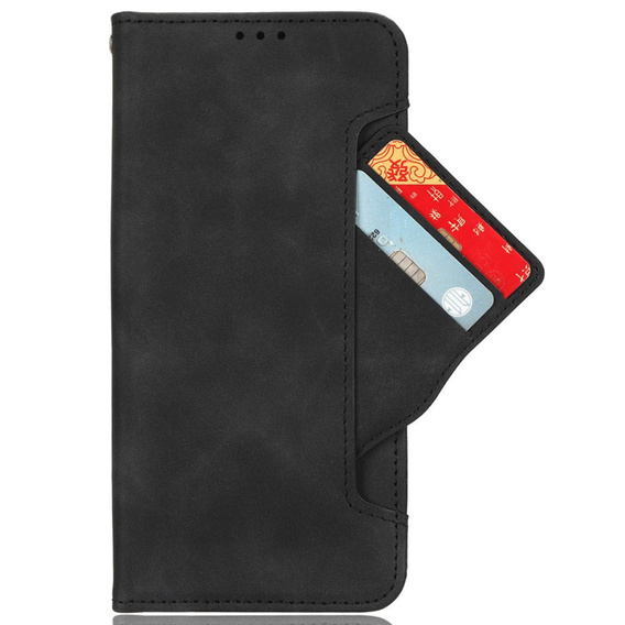 Cu clapetă pentru Samsung Galaxy A36, Card Slot, negru