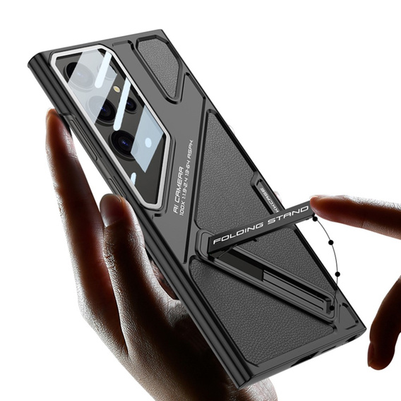Huse pentru Samsung Galaxy S25 Ultra, GKK Leather, negru