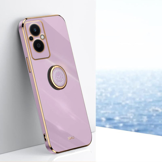 Huse pentru Oppo Reno7 Lite, Electro Ring, violet