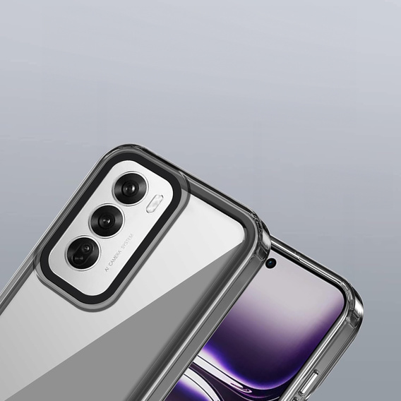 Huse pentru Oppo A80, Fusion Hybrid, transparent / negru