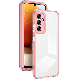 Huse pentru Samsung Galaxy A14 5G, Fusion Hybrid, transparent / roz