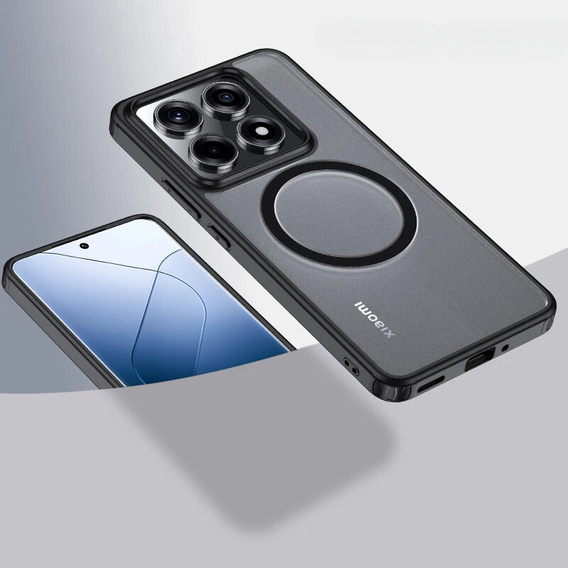 Husă pentru Xiaomi 14T, Fusion Hybrid Case, pentru MagSafe, negru