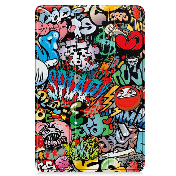 Husă pentru Lenovo Tab TB311FU, Smartcase, graffiti