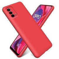 Husa pentru Oppo A54 5G / A74 5G / A93 5G, Silicone Lite, roșu