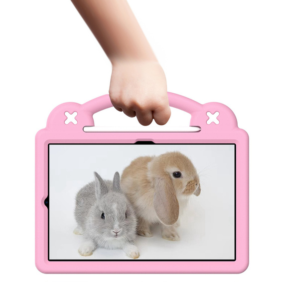 Husă pentru copii pentru Samsung Galaxy Tab S6 Lite 10.4 2020/2022 / Tab A7 2020 T500 / T505 / Tab S6 T860/T865, Cute Patterns, cu suport, roz