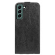 Cu clapetă pentru Samsung Galaxy S23+ Plus, Flip, negru