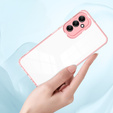 Huse pentru Samsung Galaxy A14 5G, Fusion Hybrid, transparent / roz
