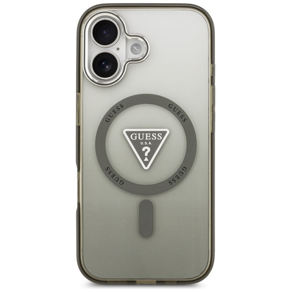 Husă GUESS IML Gradient Triangle Logo MagSafe pentru iPhone 17