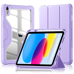 Husă pentru iPad 11" 2025 A16 (11 gen.) / iPad 10.9" 2022 (10 gen.), Smartcase Hybrid, cu spațiu pentru stylus, violet