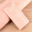 Cu clapetă pentru Oppo Reno 12 Pro, Card Slot, roz