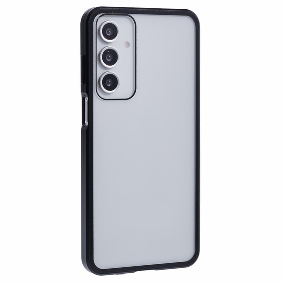 Husa pentru Samsung Galaxy A16, Magnetic Dual Glass, negru