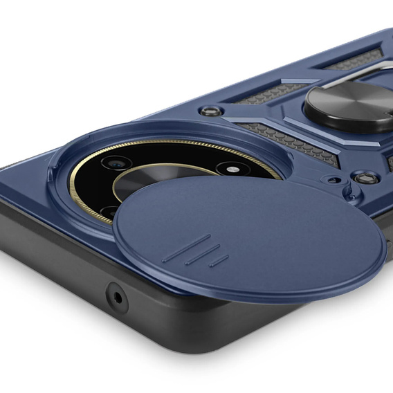 Husă blindată CamShield Slide cu capac pentru cameră și inel pentru Honor Magic 8 Lite