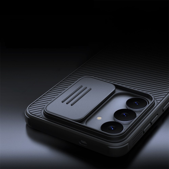 Carcasa Nillkin pentru Samsung Galaxy S25 FE, CamShield Pro MagSafe, negru