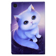 Husă pentru Samsung Galaxy Tab A7 Lite, cu clapetă, cat