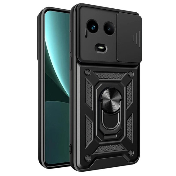 Husă blindată pentru Realme 11 5G, CamShield Slide, negru