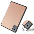Husă pentru Lenovo Idea Tab 11" 2025 TB336FU TB336ZU, suport, Smartcase cu suport pentru stylus, auriu roz