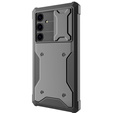 Husa pentru Samsung Galaxy A55, ERBORD Rugged Case, negru (două rame)
