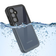 Husă impermeabilă IP68 pentru Samsung Galaxy A55 5G, Redpepper, negru