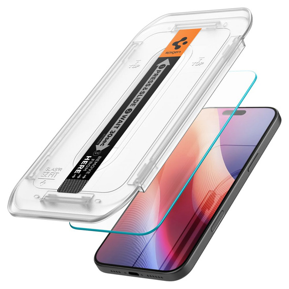 SPIGEN Glas.TR EZ Fit sticlă temperată (2 buc) pentru iPhone 17 Pro Max / 16 Pro Max