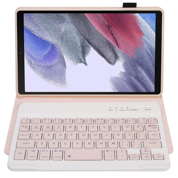 Carcasă + tastatură Samsung Galaxy Tab A7 Lite 8.7 T220 / 225, roz rose gold