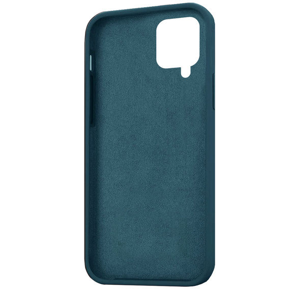 Husa pentru Samsung Galaxy A12 / M12 / A12 2021, Silicone Lite, verde închis