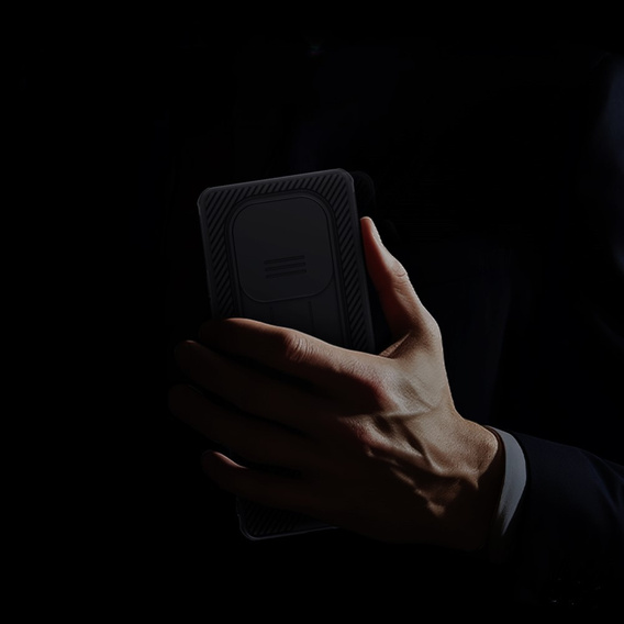 Carcasă blindată Nillkin pentru Xiaomi Redmi Note 14 Pro 5G / Xiaomi Poco X7 5G, CamShield Pro, negru