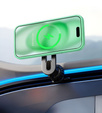 Husă pentru iPhone 15, pentru MagSafe, ERBORD Matt Case, verde + sticlă pentru ecran