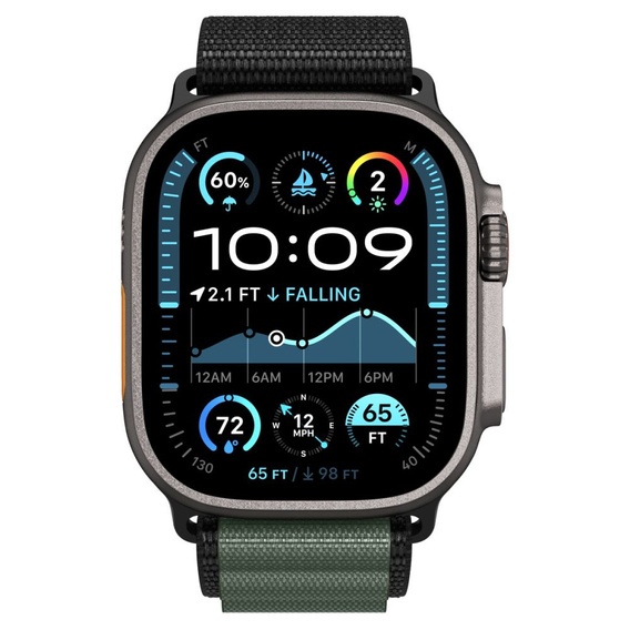 Curea Spigen WBF1 pentru Apple Watch 8/9/10/11/SE/Ultra 1/2 (44/45/46/49 mm)