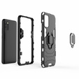 Huse pentru Samsung Galaxy A02S, Kickstand Ring, negru