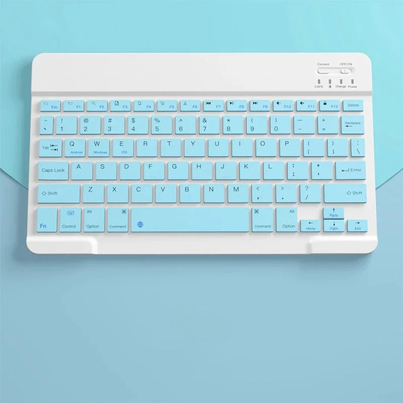 Set tastatură wireless și mouse Bluetooth pentru Android/Windows, albastru