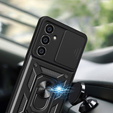Husă blindată pentru Samsung Galaxy A05s, CamShield Slide, negru