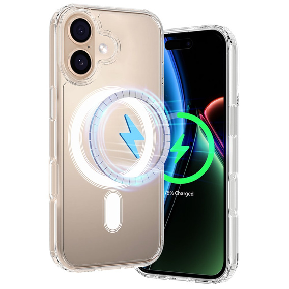 Husă pentru iPhone 17, pentru MagSafe, transparentă