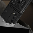 Husă blindată pentru Oppo A74 4G, CamShield Slide, negru