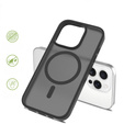 Carcasă ERBORD MagSafe pentru iPhone 16 Pro Max, Matte Case, buton activ, mat / negru