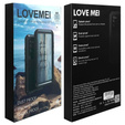 Love Mei Huse pentru Samsung Galaxy S20 FE 4G/5G, armored with glass, roșu
