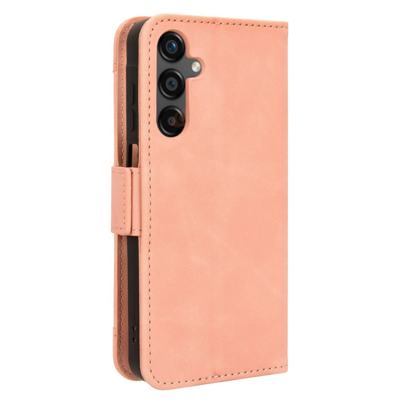 Cu clapetă pentru Samsung Galaxy A25 5G, Card Slot, roz