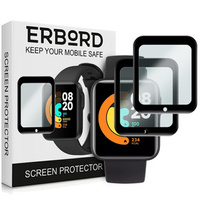 2x ERBORD Hybrid Glass pentru Xiaomi Mi Watch Lite