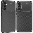 Manșon din silicon pentru Samsung Galaxy A17 5G, cu protecție pentru cameră, negru