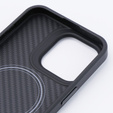 Husă pentru iPhone 15 Pro Max, Aramid Fiber Cover, negru