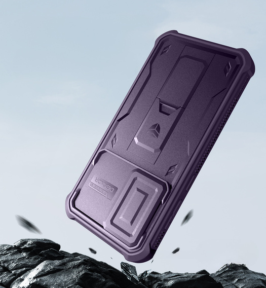 Husă blindată pentru Samsung Galaxy A36 5G, Dexnor Full Body (Two Frames), violet