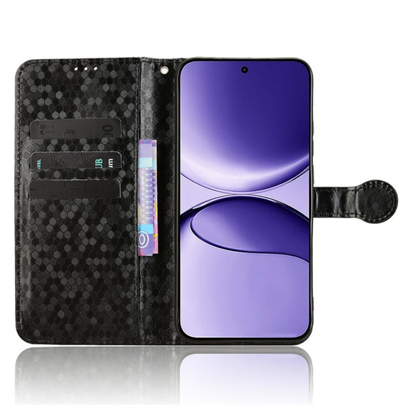 Wallet Rhombus flip caz pentru Xiaomi Poco F7 5G