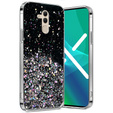 Huse pentru Huawei Mate 20 Lite, Glittery, negru