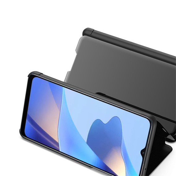 Huse pentru Oppo A16 / A16s / A54s, Clear View, negru