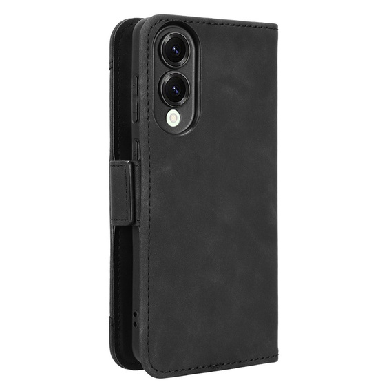 Cu clapetă pentru Samsung Galaxy S25 Edge, Card Slot, negru