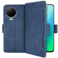 Cu clapetă pentru Infinix Note 12 2023, Card Slot, albastru