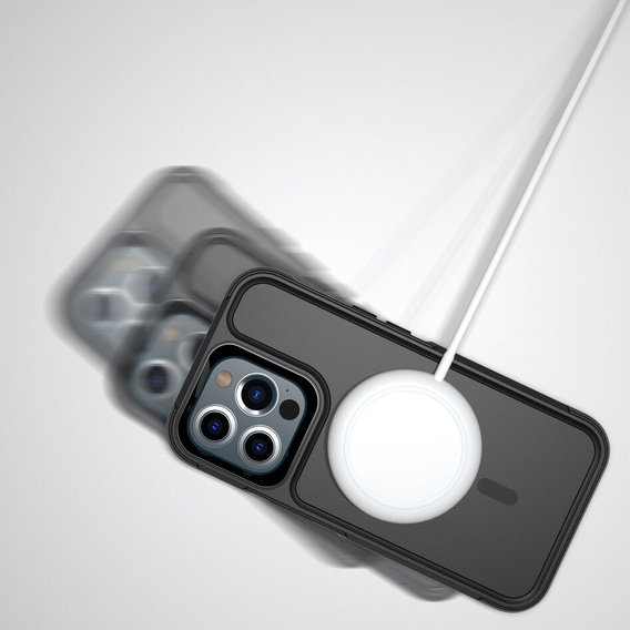 Huse pentru iPhone 16 Pro Max, MagForce MagSafe, negru